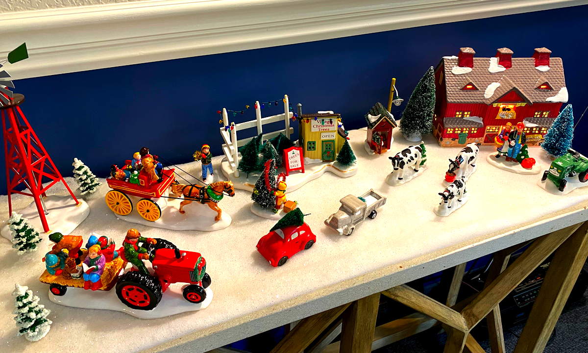 Valley View Cooperative Christmas Scene