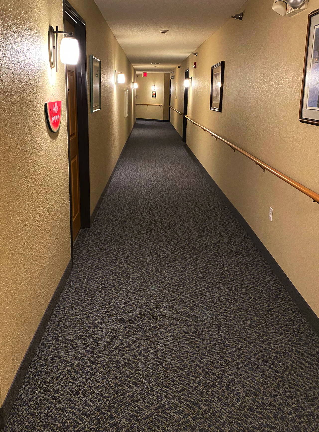 Valley View Senior Co-op Wirth New Carpet Layed